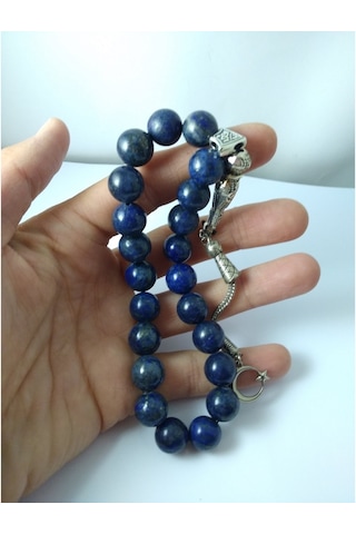 Balıkhediyelikfoto Lapis Lazuli Taşi Şak Şak Tespih / Iri Kesim Doğaltaş Tespih 12 M 547517523