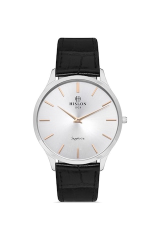 Hislon Cl135s-02br Safir Cam Erkek Kol Saati Sarı