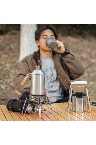 Ise Mount Paslanmaz Çelik Kahve Filtresi Rafı Ayrılabilir Taşınabilir Gümüş