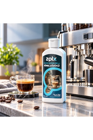Zolx Espresso Special Profesyonel Kahve Makinesi Kireç Temizleyici 2 Adet Renksiz