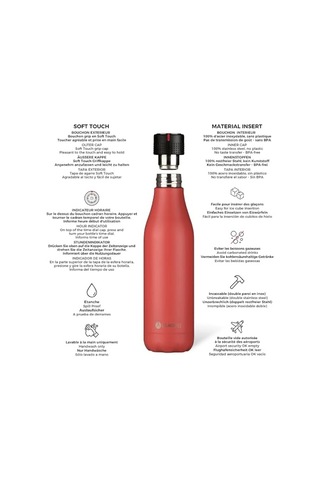 Artistes Paris Bottle Up 500 Ml - Termos Içecek Şişesi Müzik Çok Renkli