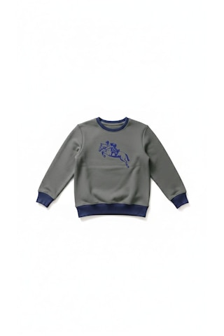 Coupon Çocuk Sweatshirt / Logo Baskılı Vizon