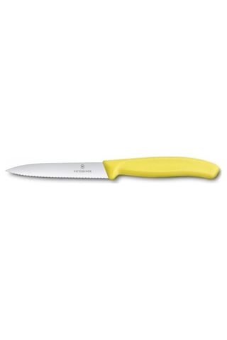 Victorinox 10 CM Soyma Bıçağı Testere Ağızlı Sarı
