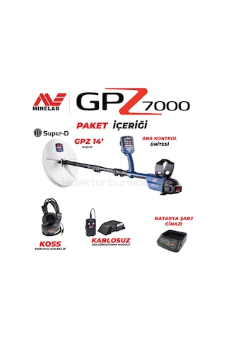 Minelab Gpz 7000 Altın Dedektörü