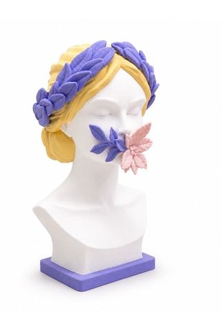 Baharın Yüzü 20cm Dekoratif Büst 3d Baskı