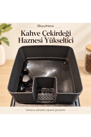 Philips Lattego Uyumlu Kahve Çekirdeği Haznesi Yükseltici Aparat Siyah
