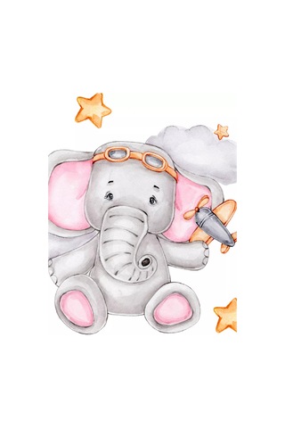 Artenuevo "fil Devleri" İç Dekoratif Çıkartma Seti 152778264 Mavi