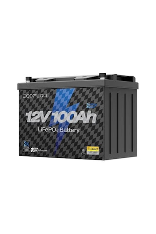 EcoFlow - Lityum 12V 100Ah Derin Döngülü Deniz Trolling Motor Aküsü