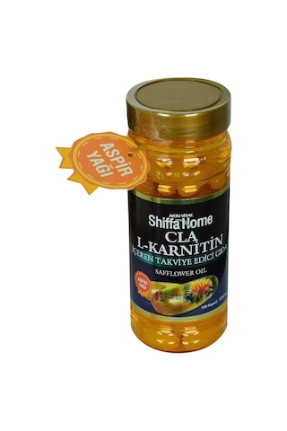 Shiffa Home Cla L-Karnitin Aspir Yağı Yumuşak Kapsülü 1000Mg 100