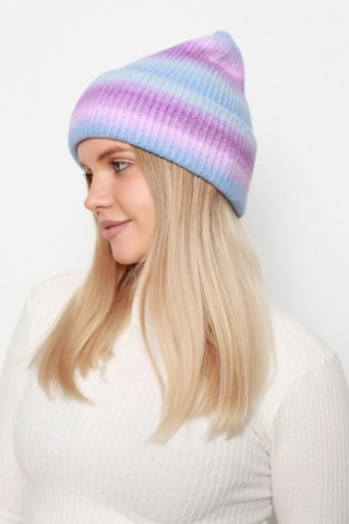 Renk Geçişli Kadın Bere Rkş-16 Lila Lila