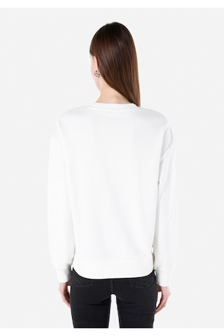 Colin's Colins Regular Fit Yuvarlak Yaka Baskılı Kadın Beyaz Sweatshirt Cl1068067 Q1.v2 Ofw Beyaz