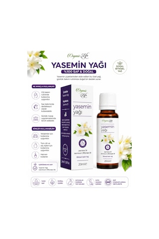 %100 Doğal Yasemin Yağı 20 Ml - Işıltı Veren Yaşlanma Karşıtı Yüz Bakım Yağı