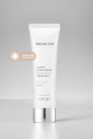 Cre'ars Profactor Lette Sunscreen Light Beige SPF50+ 50 ML
