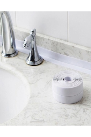 2'li Su Sızdırmaz Bant Banyo Mutfak Küvet Lavabo Tezgah Kenar
