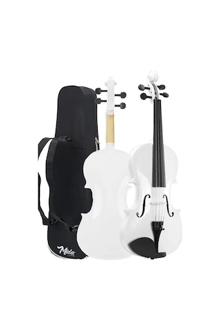 Midex HGA44WH-PAK Beyaz 4/4 Tam Boy Keman Seti Full Paket