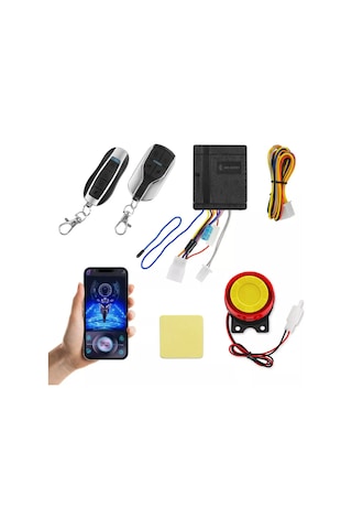 Aubyhe Motorsiklet Güvenlik Sistemi: Uzaktan Başlatma, Kesme Ve Kumandalı Kontrol, 125db Siren, 12v Evrensel Uyumlu, Bluetoothlu, Cs-159a1 Modeli