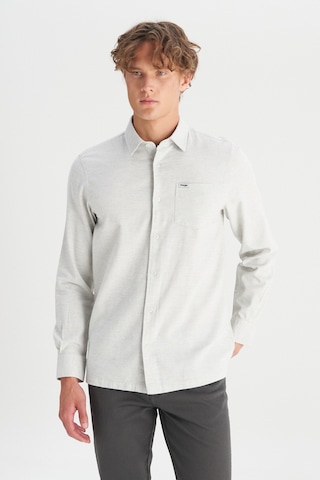 Wrangler Pamuk Regular Fit Normal Kesim Gri Gömlek