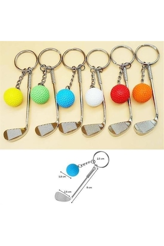 River World Gerçekçi Golf Tasarımlı Şık Anahtarlık Kolye Çanta Süsü 57979276