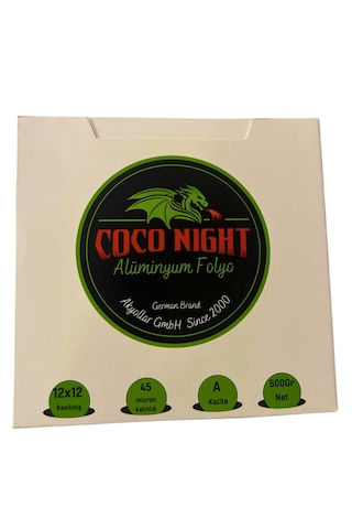 45 Mikron 500g Kesilmiş Hazır Nargile Folyosu Nargile Kömürü