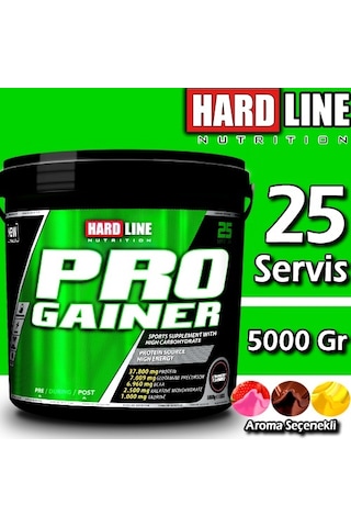 Hardline Progainer 5000 Gr Mass Gainer Karbonhidrat Tozu