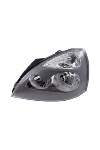 Renault Clio Gri Çerçeveli Motorlu Tip Ön Sol Far Lambası 2005 2