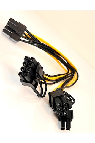 PCI-e 8 Pin Erkek - Çift 8 Pin (6+2) Erkek Modüler Güç Kaynağı Ka