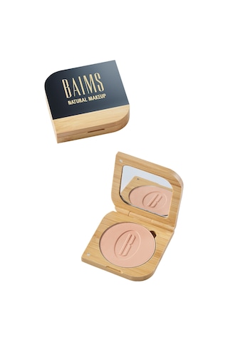 Baims Mineralli Vegan Sıkıştırılmış Pudra 20 Medium Natural