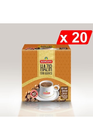 Altıncezve Hazır Türk Kahvesi Orta Şekerli 20'li 20 x 9 G
