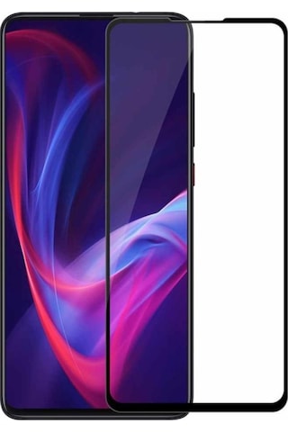 Xiaomi Mi 9T 5D Tam Kaplayan Ekran Koruyucu Kırılmaz Cam