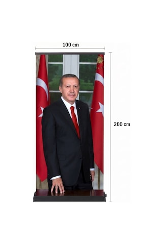 Cumhurbaşkanı Poster Baskılı Pro Roll Up Banner 100x200cm No:1 Diğer