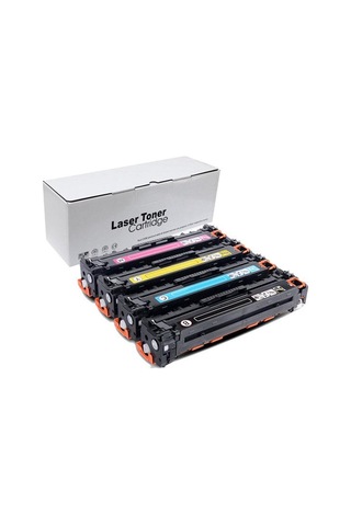Hp 125A|Cb540A|Cb541A|Cb542A|Cb543A Hp Cm1312 Uyumlu Toner Seti