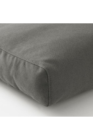 Ikea Frösön Dış Mekan Sırt Minderi Kılıfı, Koyu Gri, 62x44 Cm
