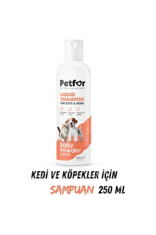 Kedi Ve Köpekler İçin Bebek Pudralı Şampuan 250 Ml