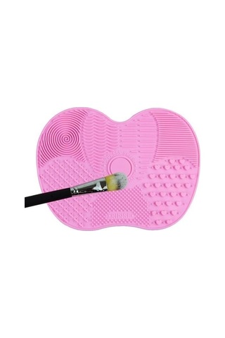 Zmc Bilişim Pratik Kolay Makyaj Fırçası Temizleme Matı Aparatı Aleti Küçük