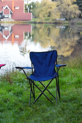 Exent Rejisör Katlanır Çantalı Piknik, Plaj, Balıkçı, Kamp Sandalyesi 4'lü - Lacivert