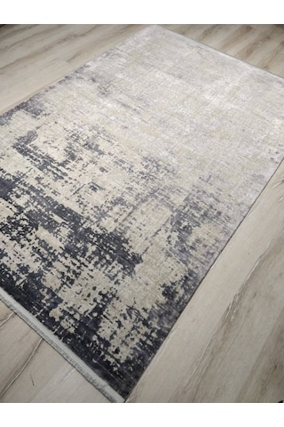 Türkmen Halı Pavia 1696A Füme 100x200 CM İpeksi Halı Yolluk