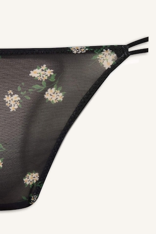 Defacto Leopar Desenli Tül Brazılıan Külot G4695ax26spbk27 Siyah-bk27
