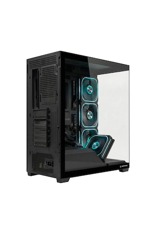 Rampage Sylon 850w 80+ Bronze Tempered Glass 5 12cm Argb Siyah Atx Gaming Kasa