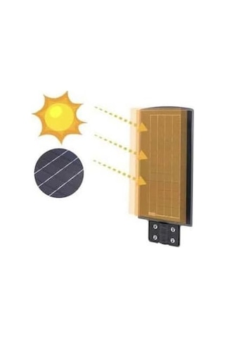 Cata Ct-4692 Solar Güneş Enerjili Uzaktan Kumandalı Bahçe Sokak Aydınlatma Lambası 6400k 180w ANTRASİT