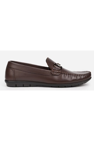 Pierre Cardin 90146 Kahverengi Erkek Loafer Günlük Deri Ayakkabı Kahverengi