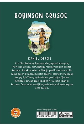 Robinson Crusoe - Daniel Defoe - Biom (Çocuk Klasikleri)