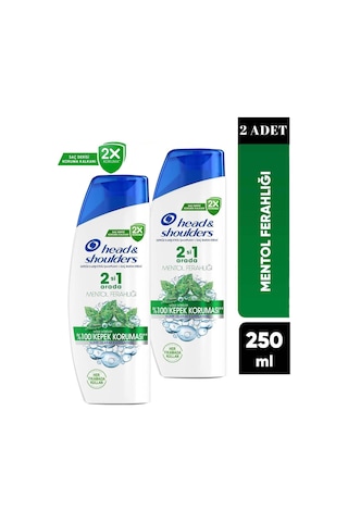 Head & Shoulders 2 ın 1 Mentol Ferahlığı Şampuan 4 x 250 ML