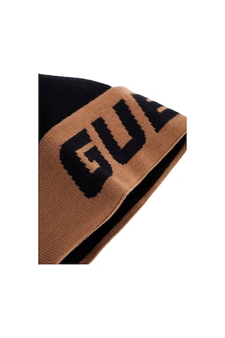 Guess Am9582pol01 Vezzola Erkek Bere Siyah - Kahverengi