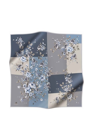 Vissona Twill İpek Eşarp Bebe Mavi 6273-0030