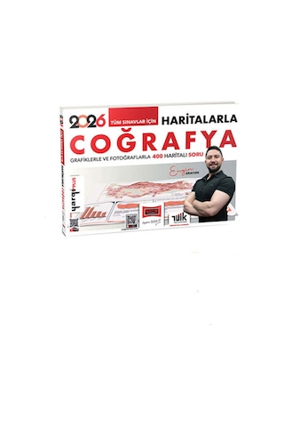 2026 Engin Eraydın Kpss Coğrafya 2 Li Set Ders Notu + Haritalarla Coğrafya Güncel Baskı