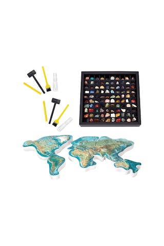 Dünyanın Kayaları Ve Mineralleri Araştırma Seti 3d Puzzle G0801