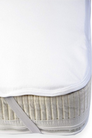 Mycey Bebe 70x140 Pamuk Alez Yatak Koruyucu Sıvı Geçirmez Beyaz