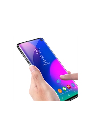 Samsung Uyumlu Galaxy S10 Nano Pet Full Ekran Koruyucu Siyah