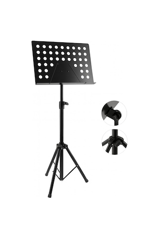 Yankı Nsp-02 Pro Şef Nota Sehpası Profesyonel Nota Standı Katlanabilir, Geniş Tabla - 86971624336