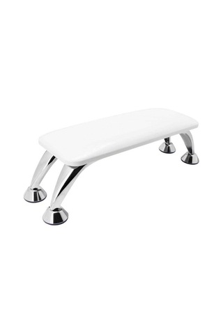 Metal Ayaklı Ergonomik Manikür Sehpası Beyaz Manikür Kol Desteği H11w